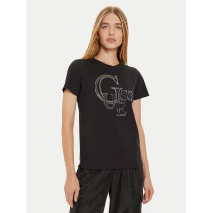 Zdjęcie Guess T-Shirt W4BI16 I3Z14 Czarny Regular Fit