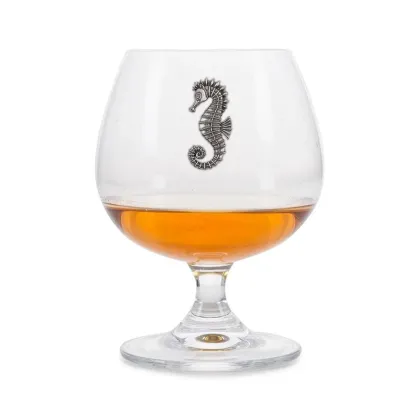 Zdjęcie Prezent - kieliszek do brandy z przedstawieniem konika morskiego