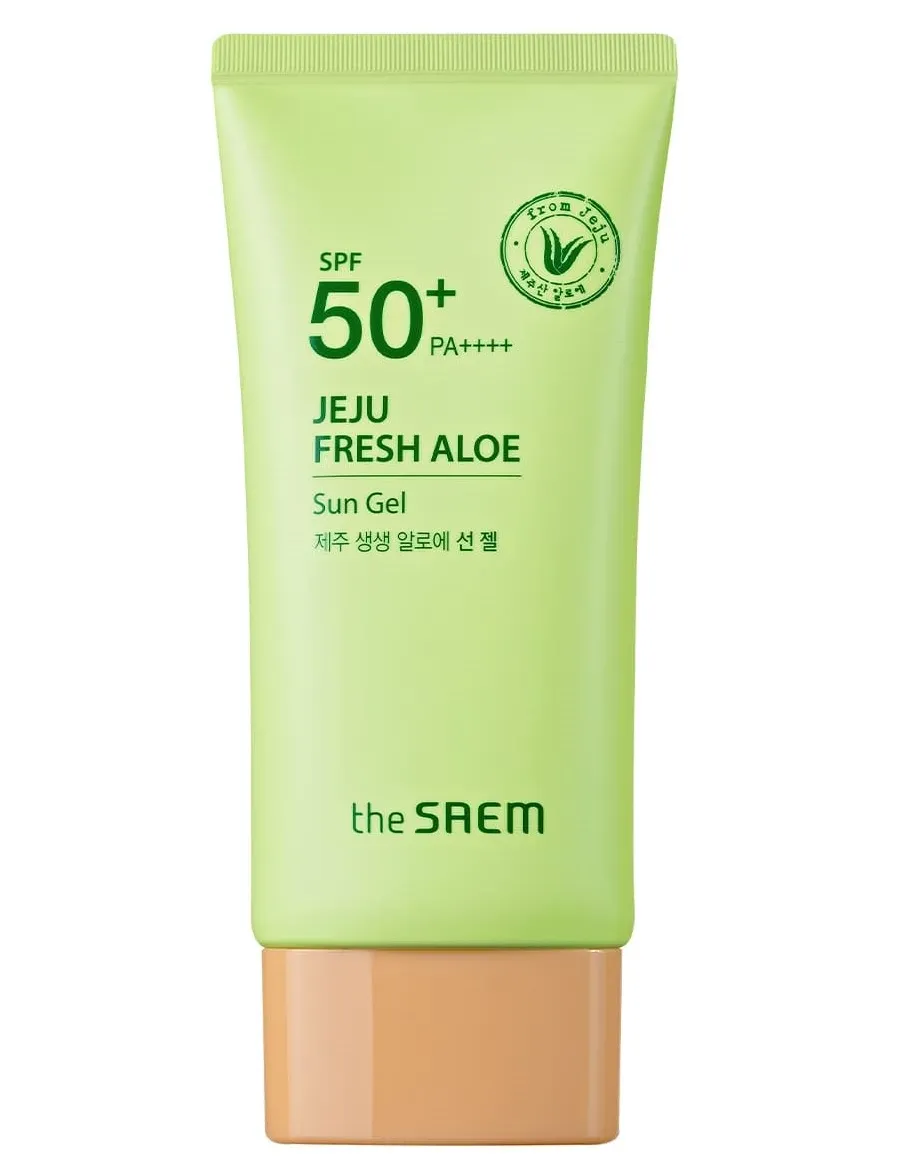 obrazek 1 The Saem Jeju Fresh Aloe Sun Gel SPF 50 50 g