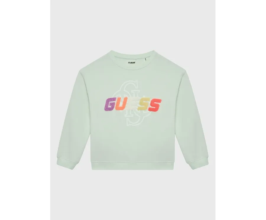 obrazek 1 Guess Bluza J3GQ08 FL04P Zielony Regular Fit