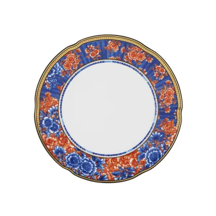 Zdjęcie Porcelanowy talerz obiadowy Cannaregio z ozdobnymi motywami roślinnymi - Vista Alegre