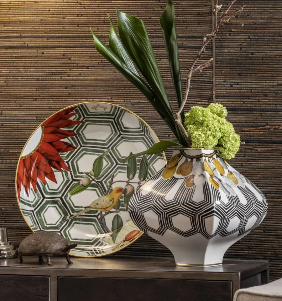 obrazek 3 Fantastyczny wazon porcelanowy Amazonia Tucano