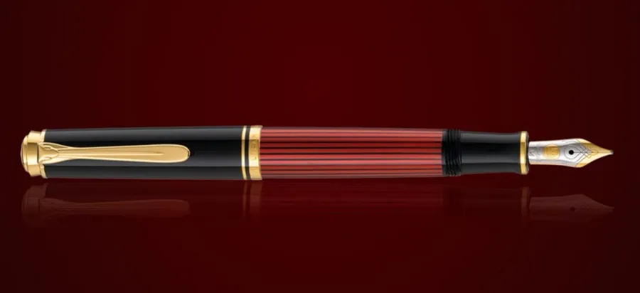 obrazek 3 Pióro wieczne Souveran 400 Black-Red od niemieckiego producenta