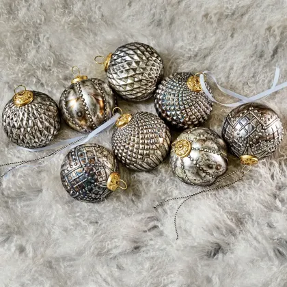 Zdjęcie Świąteczne zawieszki, zestaw 8 szt. Silverlake