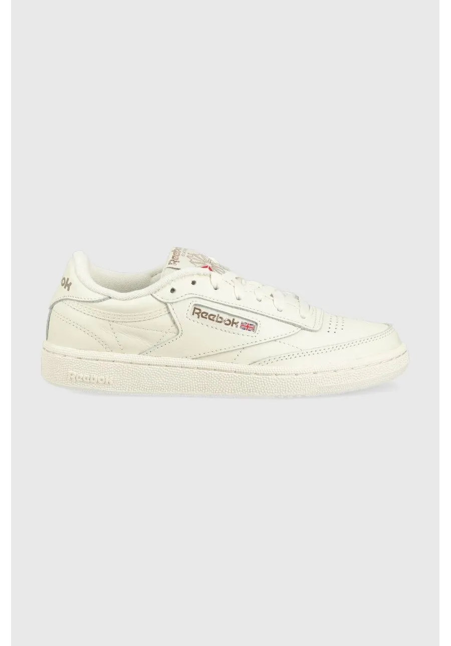 obrazek 1 Reebok Classic sneakersy skórzane Club C 85 HQ0948 kolor biały HQ0948-CLK/CK/GOL