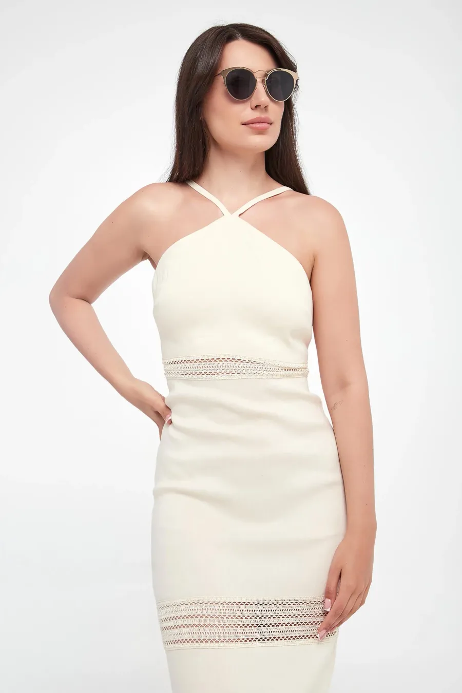 obrazek 1 Sukienka lniana PATRIZIA PEPE Patrizia Pepe