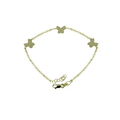 Zdjęcie Elegancka bransoletka z motylkami