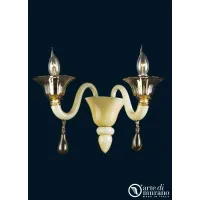 Picture Decorative wall lamp made of Murano glass for the living room