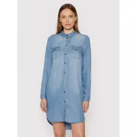 Zdjęcie Vero Moda Sukienka jeansowa Silla 10184172 Niebieski Regular Fit