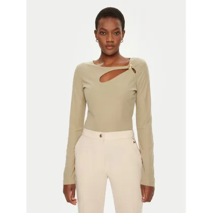 Zdjęcie Guess Bluzka W5RP12 KAQL2 Zielony Regular Fit