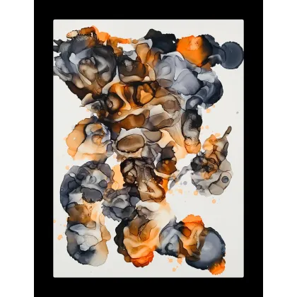 Zdjęcie Orangina, tusze alkoholowe na papierze yupo