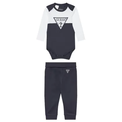 Zdjęcie Guess Komplet body i spodnie H5YW08 J1314 Granatowy Regular Fit