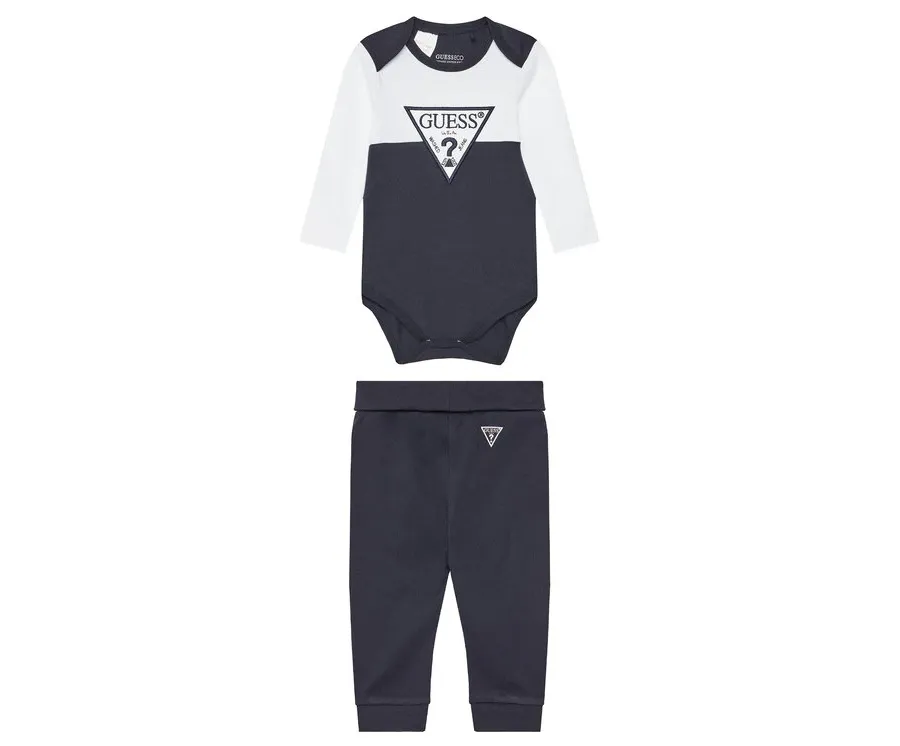 obrazek 1 Guess Komplet body i spodnie H5YW08 J1314 Granatowy Regular Fit