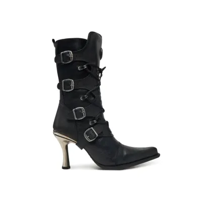 Zdjęcie NEW ROCK Botki M-9373-S2 Czarny