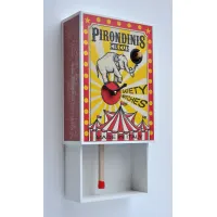 Picture Straight from Italy - decorative wall clock with a cuckoo and a pendulum