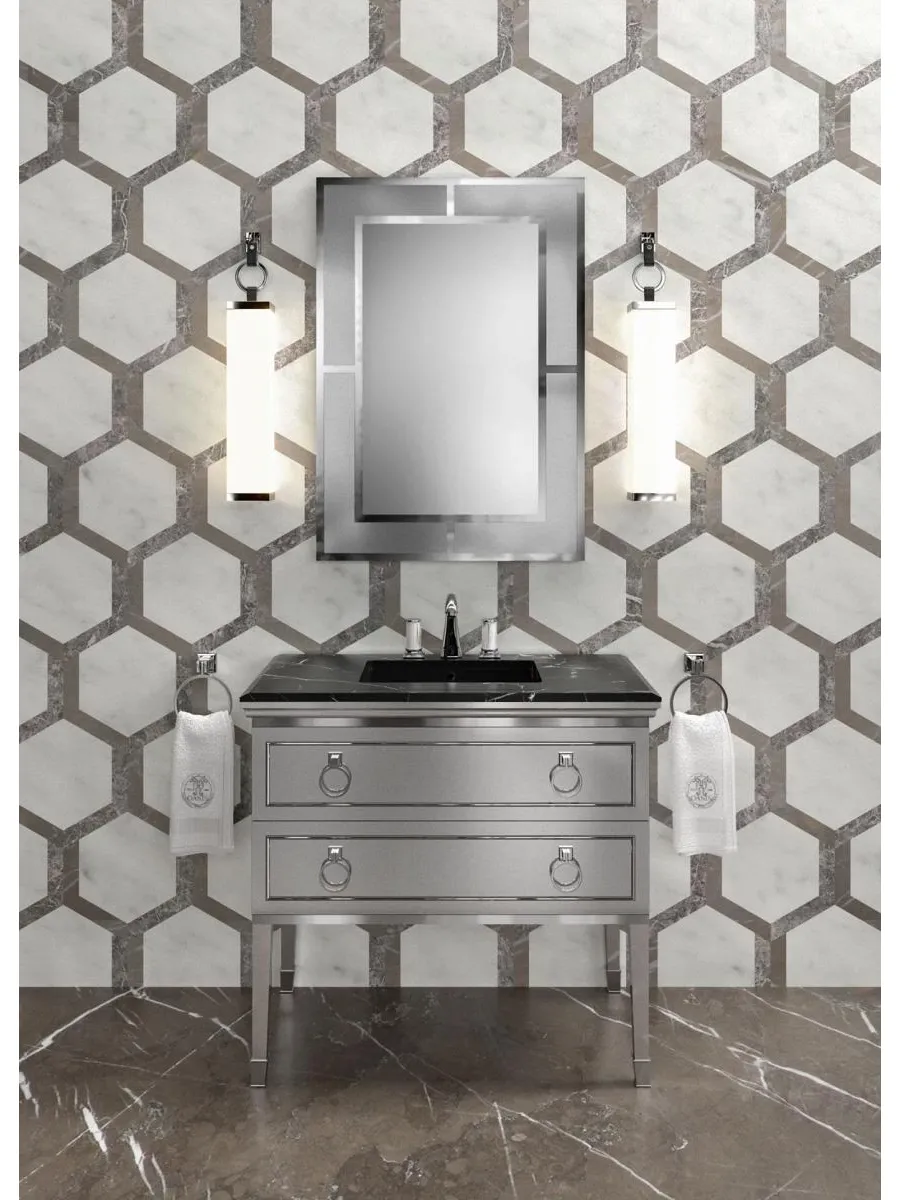 obrazek 1 Wyrafinowany komplet włoskich mebli Lutetia do łazienki