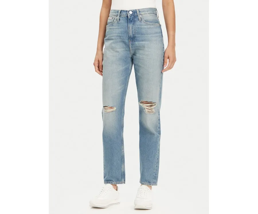 obrazek 1 Calvin Klein Jeans Jeansy Authentic J20J225124 Niebieski Straight Fit