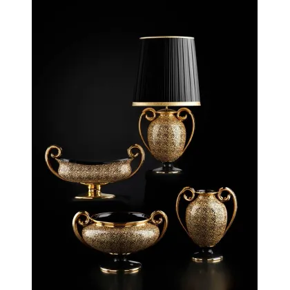 Picture Black ceramic lamp