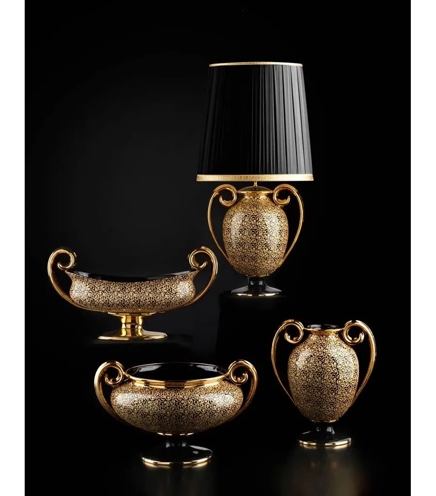 obrazek 1 Czarna ceramiczna lampa