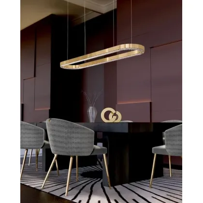 Zdjęcie Awangardowe oświetlenie z Portugalii - żyrandol Metis Snooker