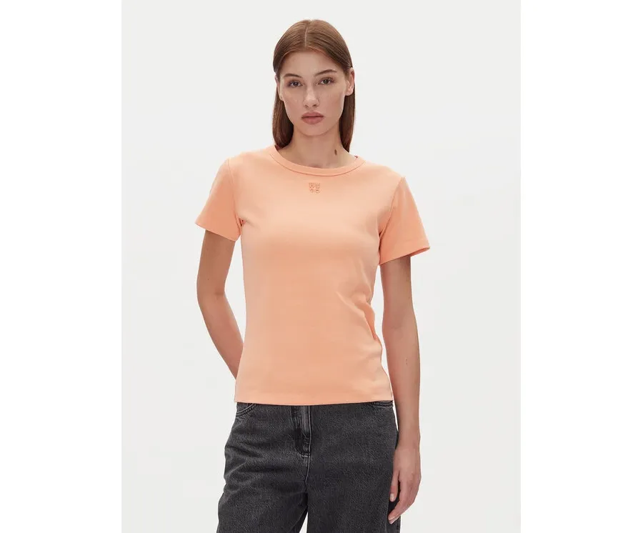 obrazek 1 HUGO T-Shirt Deloris 50512002 Pomarańczowy Regular Fit