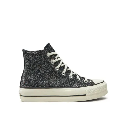 Zdjęcie Converse Trampki Chuck Taylor All Star Lift Platform Glitter A09551C 401 Czarny