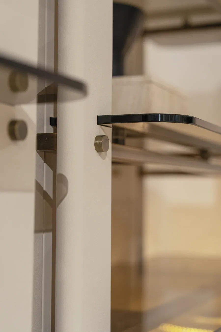 obrazek 10 Wspaniała włoska modernistyczna biblioteczka do salonu lub gabinetu