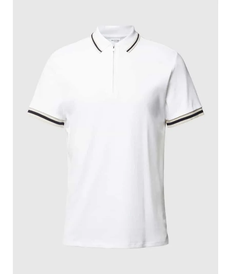 obrazek 1 Koszulka polo o kroju slim fit z detalem z logo model ‘TOULOUSE’