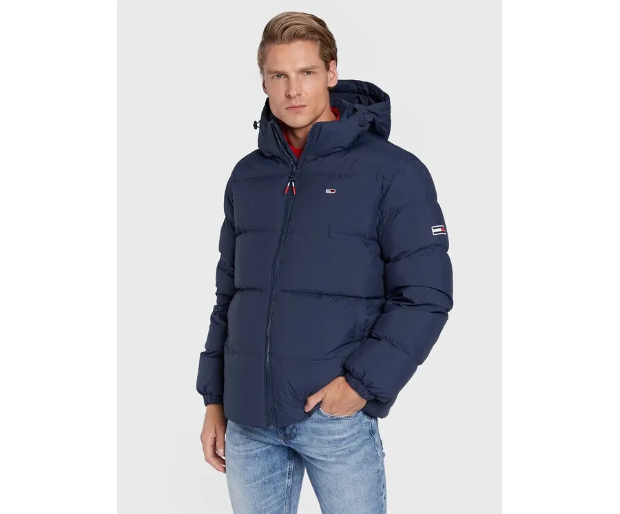 obrazek 1 Tommy Jeans Kurtka puchowa Essential DM0DM15447 Granatowy Regular Fit