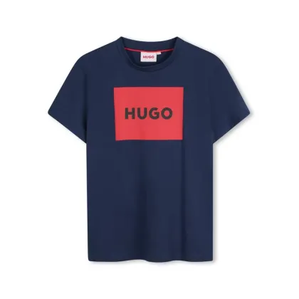 Zdjęcie HUGO T-Shirt G00334 D Granatowy Regular Fit