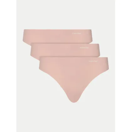 Zdjęcie Calvin Klein Underwear Komplet 3 par stringów 000QD3558E Różowy