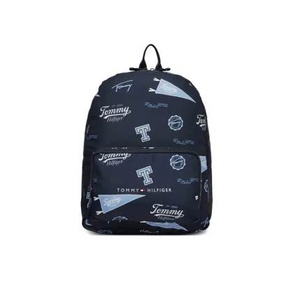 Zdjęcie Tommy Hilfiger Plecak Th Essential Printed Backpack AU0AU01992 Granatowy