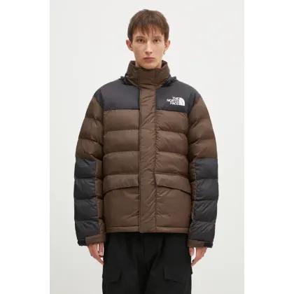 Zdjęcie The North Face kurtka Limbara męska kolor brązowy zimowa NF0A89EG1OI1