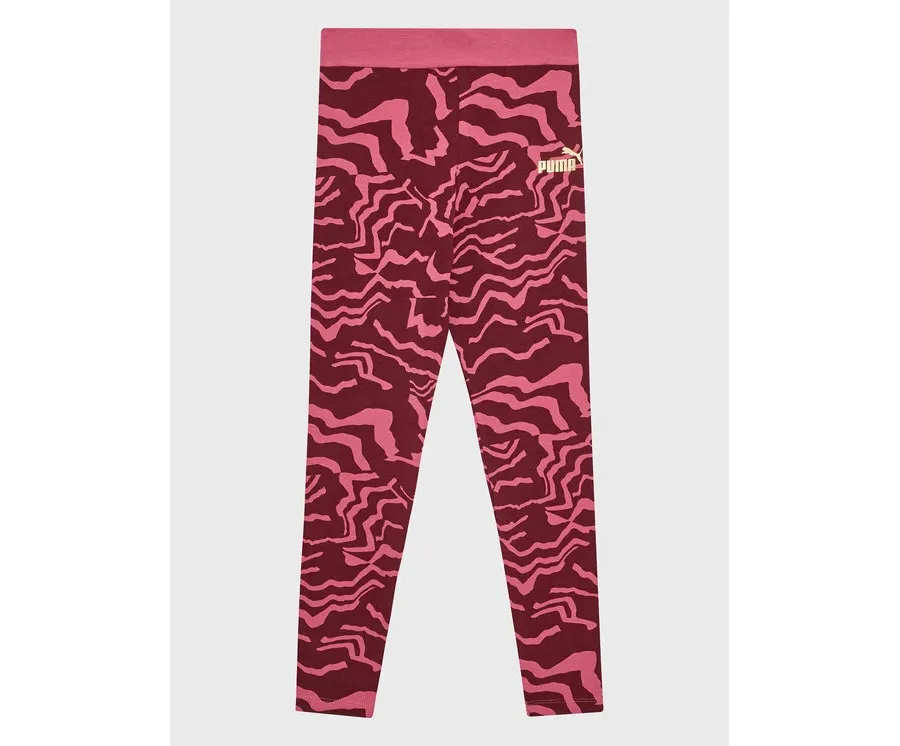 obrazek 1 Puma Legginsy Alpha 671067 Bordowy Tight Fit