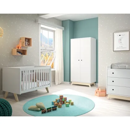 Zdjęcie Luksusowe łóżeczko niemowlęce MADAVIN - Mathy by Bols