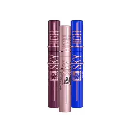 Zdjęcie Maybelline Lash Sensational Sky High Very Black, Blue Mist + Burgundy Haze 3er Pack Tusz do rzęs 3 x 7.2 ml