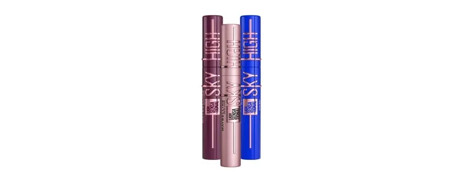 obrazek 1 Maybelline Lash Sensational Sky High Very Black, Blue Mist + Burgundy Haze 3er Pack Tusz do rzęs 3 x 7.2 ml