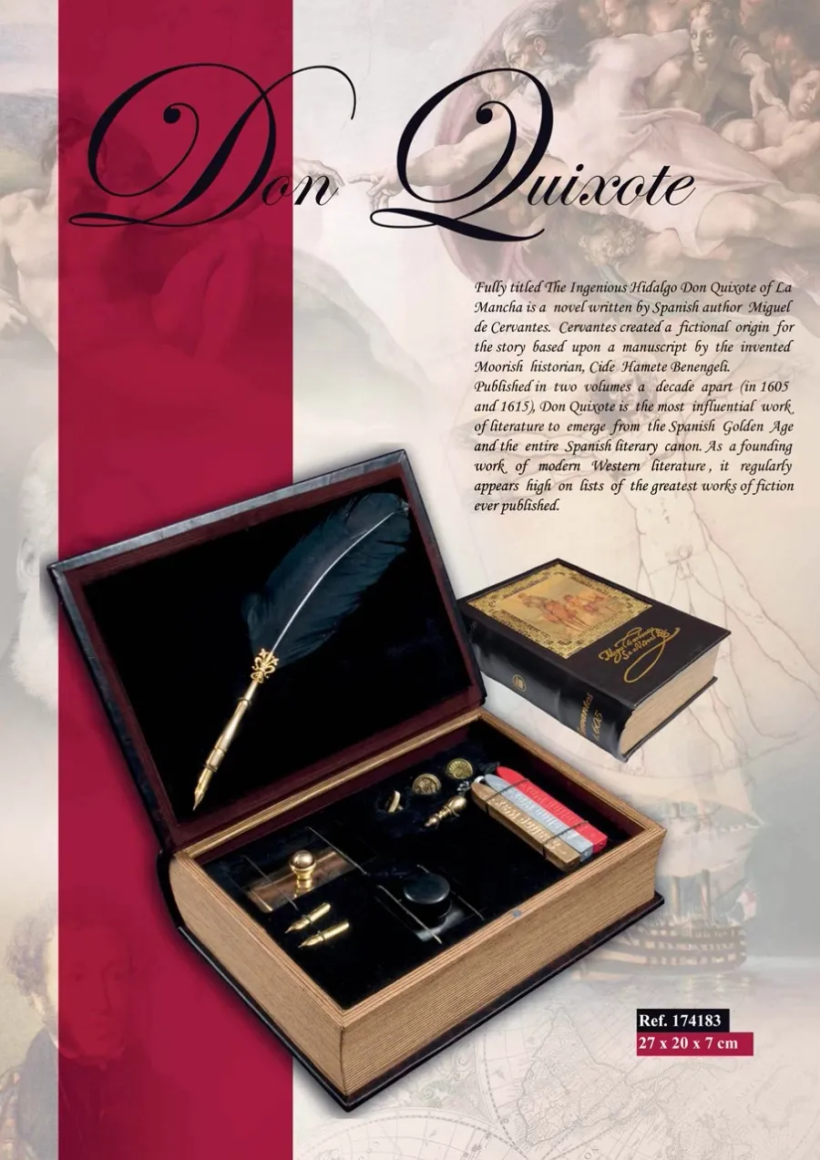 picture 1  Calligraphy set/Desk set - Don Quixote