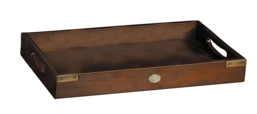 obrazek 1 Mała drewniana taca w stylu vintage - Authentic Models
