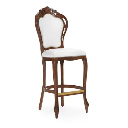 Zdjęcie Ekskluzywny włoski stołek w stylu barokowym