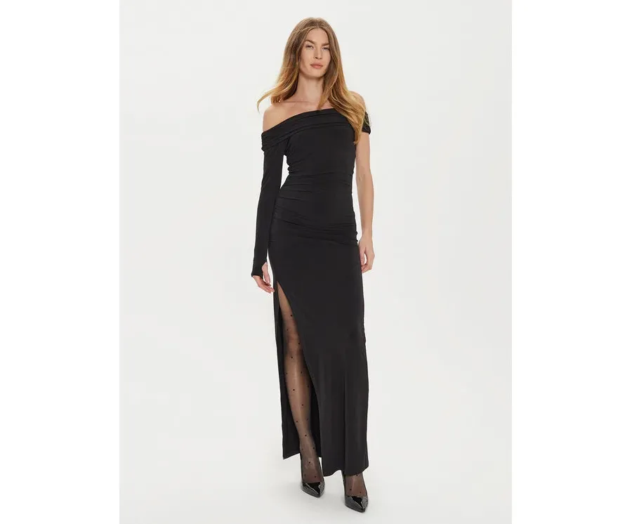 obrazek 1 Eleh Sukienka wieczorowa E00241 Czarny Slim Fit