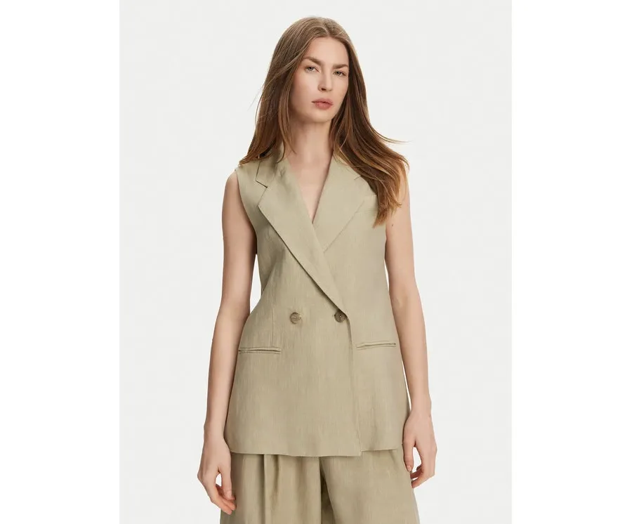 obrazek 1 Marella Kamizelka Dramma 2513281012200 Khaki Regular Fit