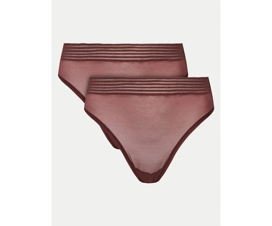 obrazek 1 Triumph Komplet 2 par stringów Tempting Sheer 10218590 Brązowy