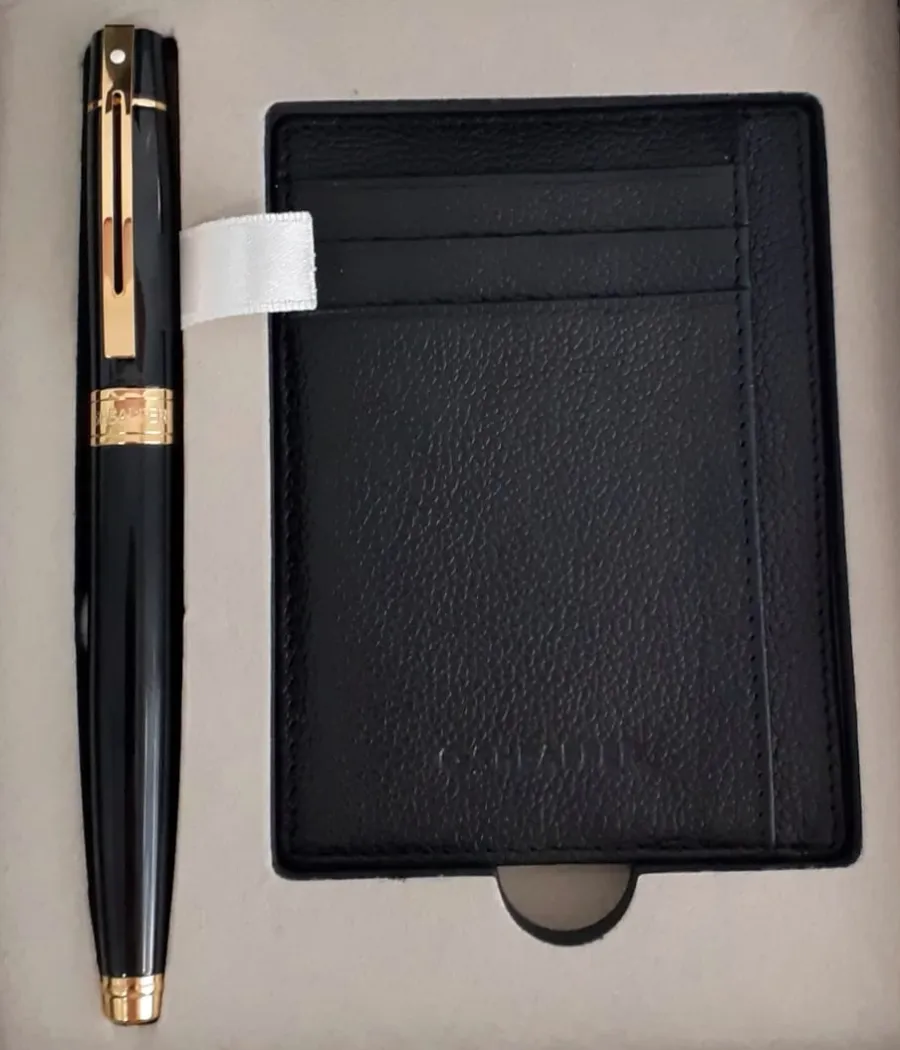 obrazek 2 Elegancki zestaw prezentowy- Pióro + etui na karty lub wizytówki