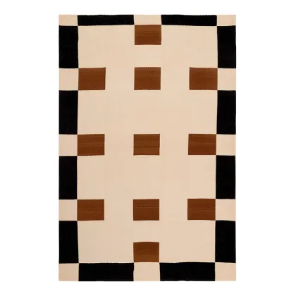 Zdjęcie Stylowy dywan łączący klasyczną elegancję ze współczesnym stylem