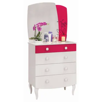 Zdjęcie Ekskluzywna komoda z lustrem do pokoju dziecięcego - Cilek