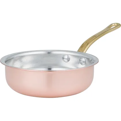 Zdjęcie Miedziana mała patelnia Ø14cm 1 Uchwyt - Gioie di casa - Cu Artigiana