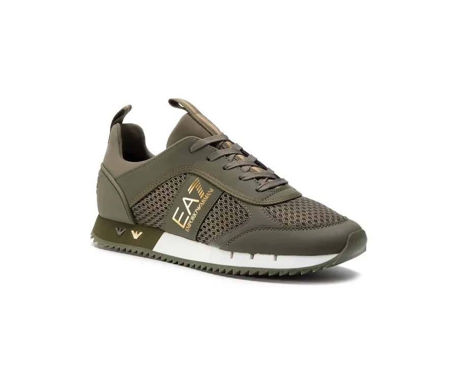 EA7 Emporio Armani Sneakersy X8X027 XK050 N247 Zielony