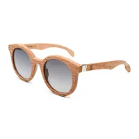 Picture Oak, light glasses with a simple, slightly rounded shape - Legno Light