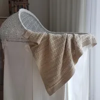 Zdjęcie Kocyk dziecięcy Sofia 80x100 beżowy